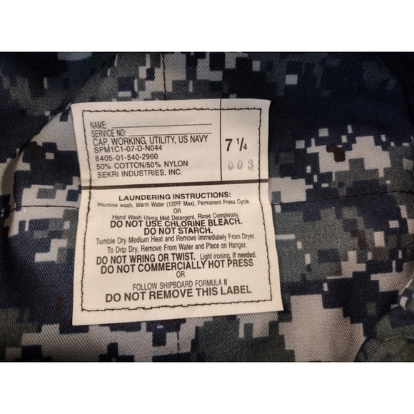 US Navy working utility cap - Picture 6 of 6